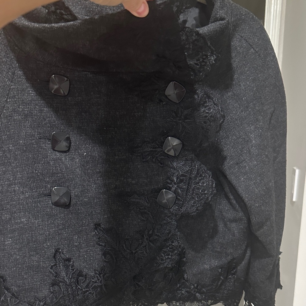 Jak & Rae Wool & Lace Jacket - Picture 7 of 9